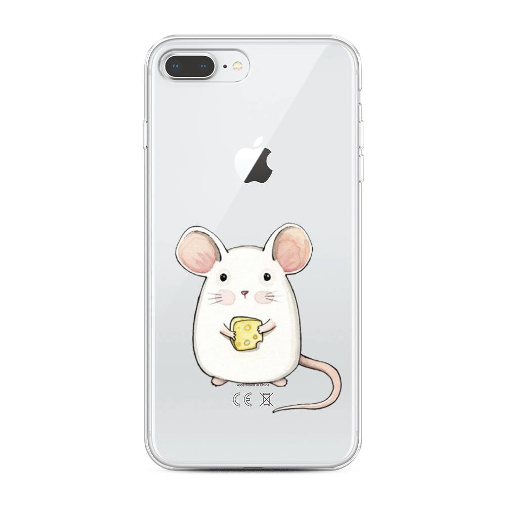 

Чехол Awog на Apple iPhone 8 Plus / Айфон 8 Plus "Мышка", Разноцветный, 10950-1