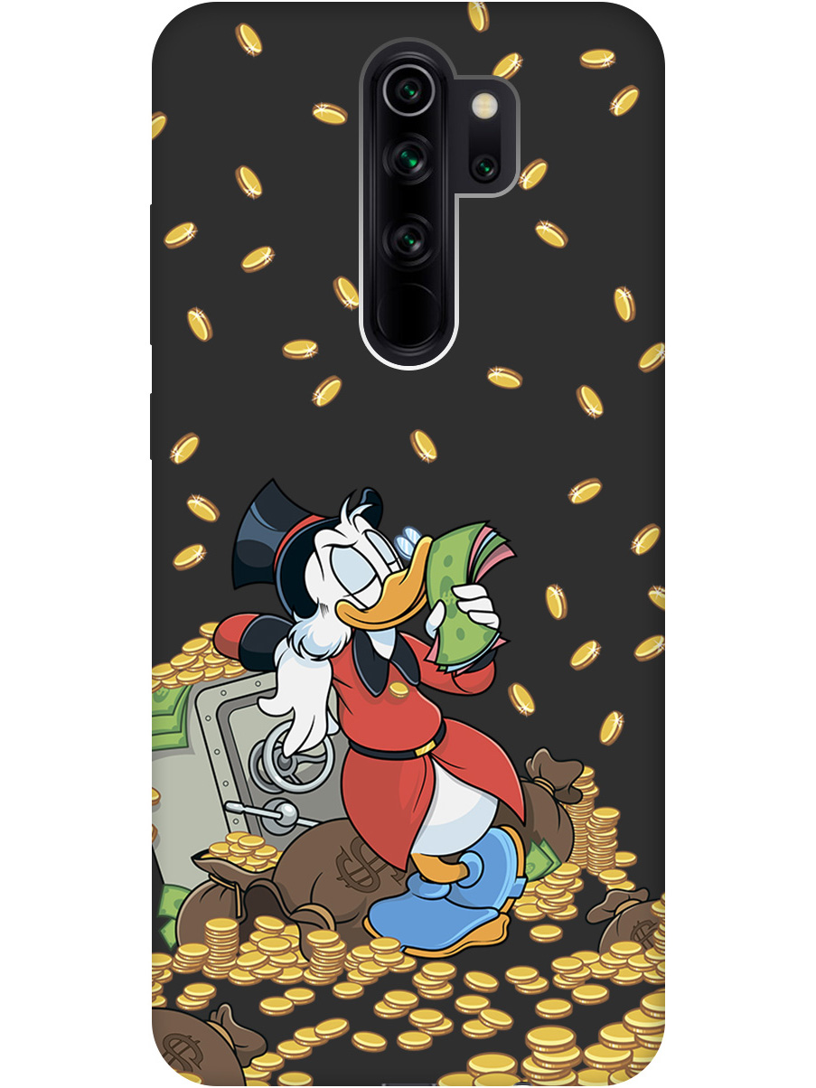 

Силиконовый чехол на Xiaomi Redmi Note 8 Pro с принтом "Скрудж и сейф" матовый черный, Черный;белый;красный, 721936371