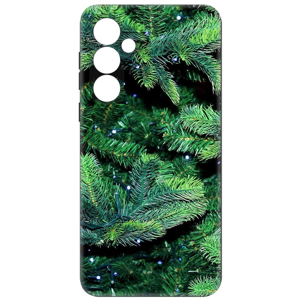 

Чехол-накладка Krutoff Soft Case Еловые лапки для Samsung Galaxy S23 FE черный