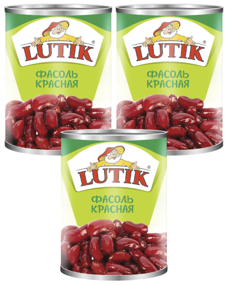 

Фасоль красная Lutik, 425 мл - 3 шт