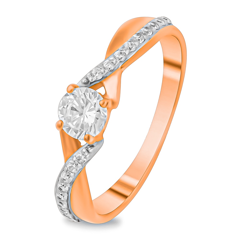 

Кольцо из серебра р.  585Gold 701013113, фианит, 701013113