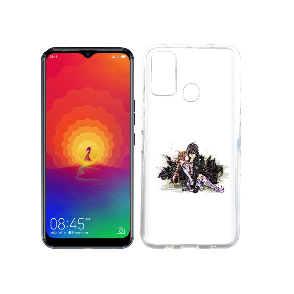 

Чехол MyPads Tocco для Tecno Spark 4 аниме асуна, Прозрачный, Tocco