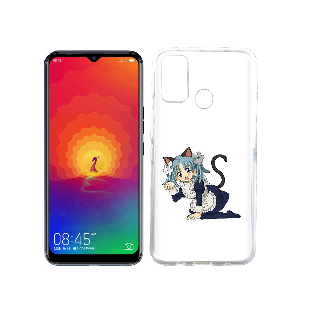 

Чехол MyPads Tocco для Tecno Spark 4 аниме3, Прозрачный, Tocco