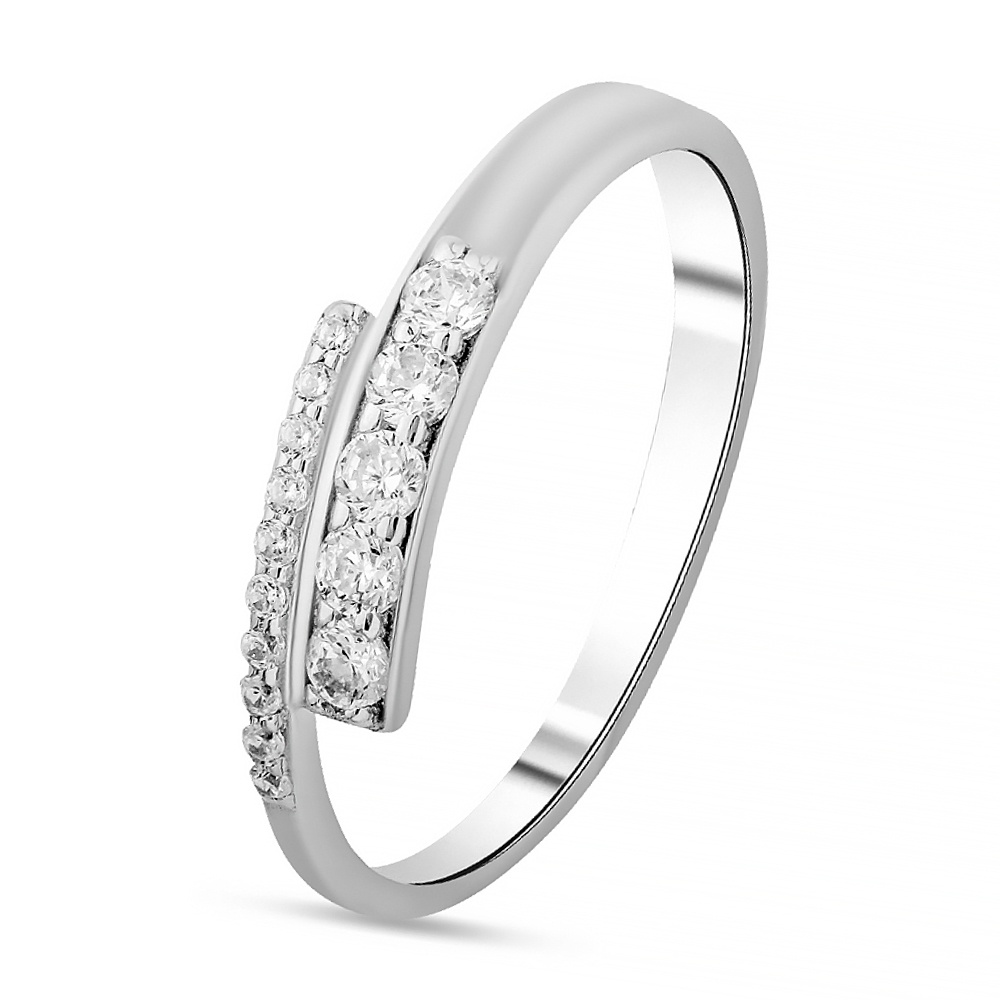 

Кольцо из серебра р.  585Gold 701013117, фианит, 701013117