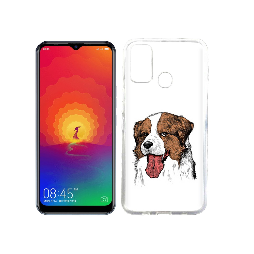 

Чехол MyPads Tocco для Tecno Spark 4 бетховен, Прозрачный, Tocco