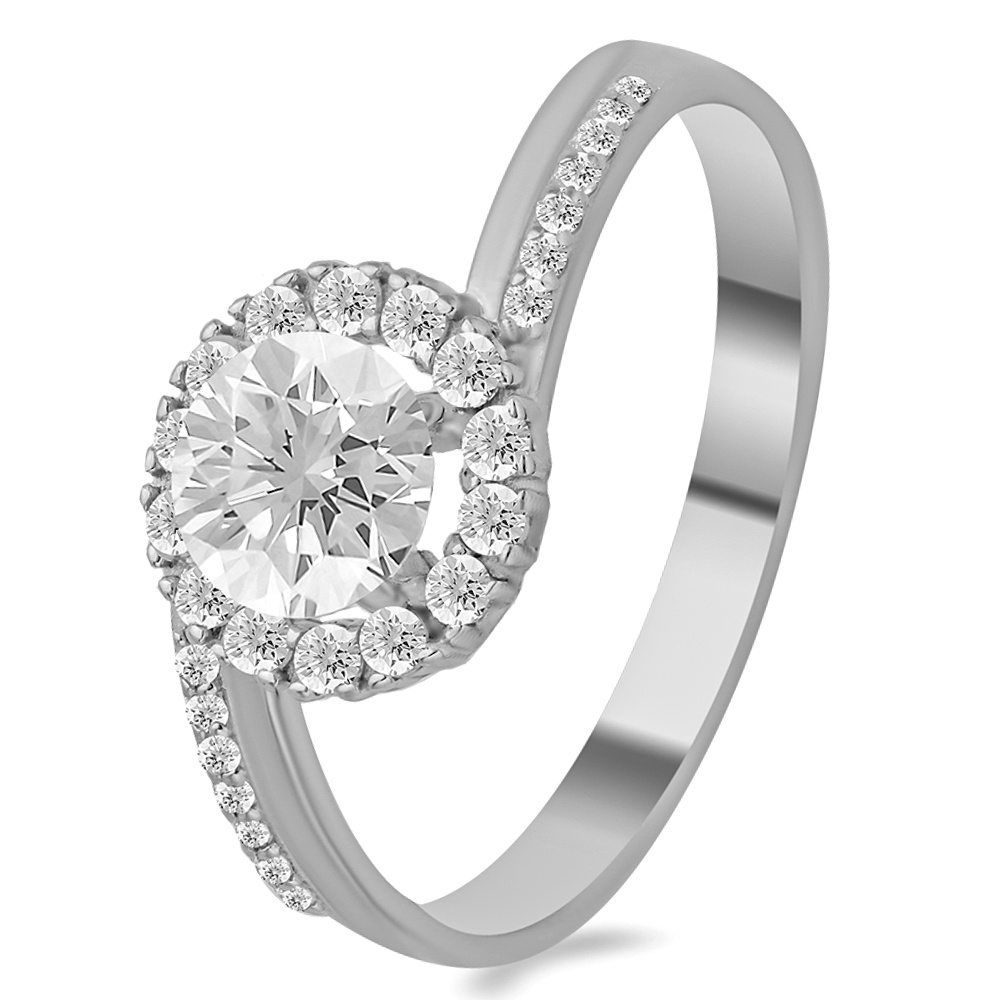 

Кольцо из серебра р. , 585Gold 701013118, фианит, 701013118