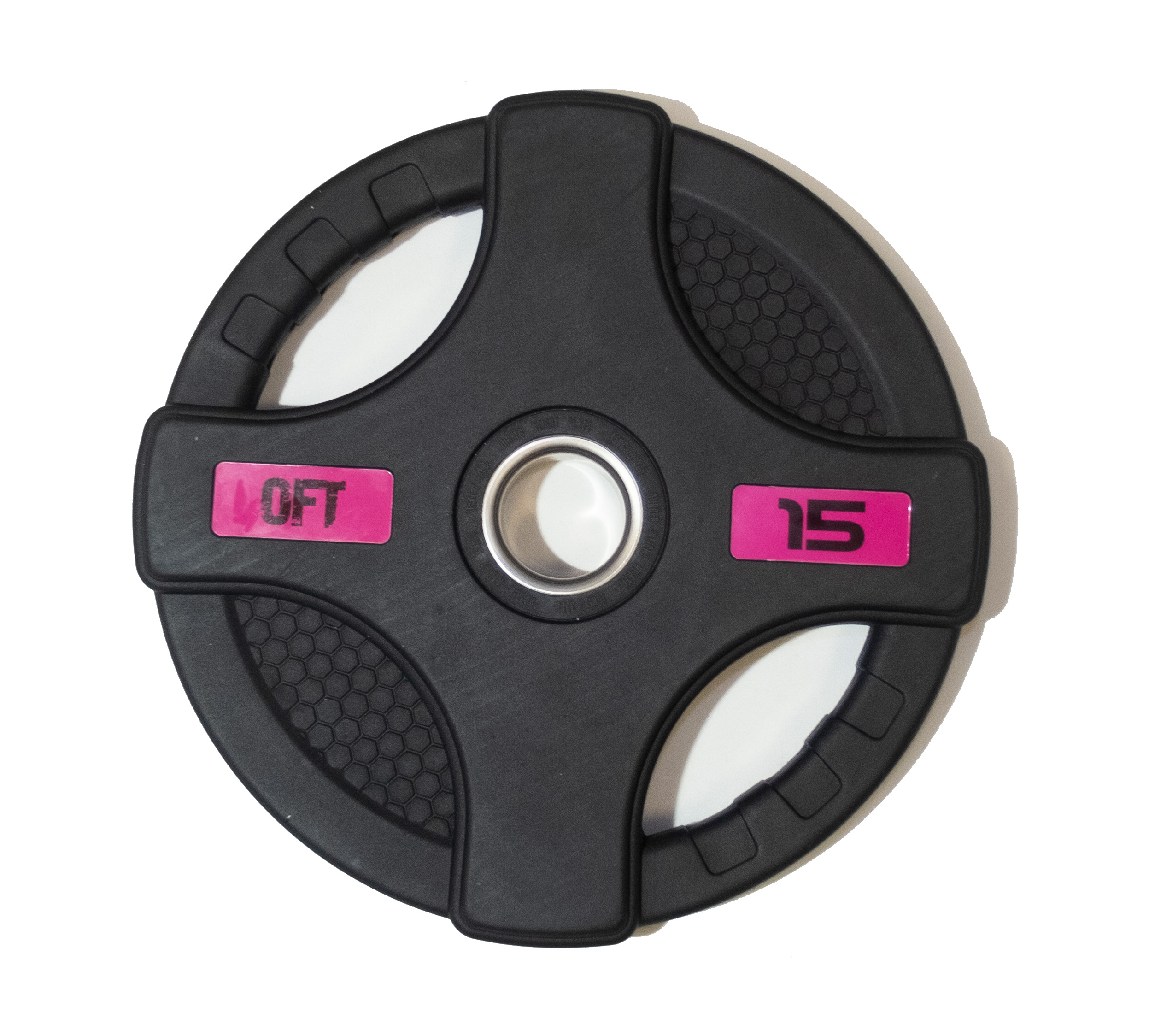 Диск для штанги Original FitTools FT-2HGP 15 кг, 50 мм