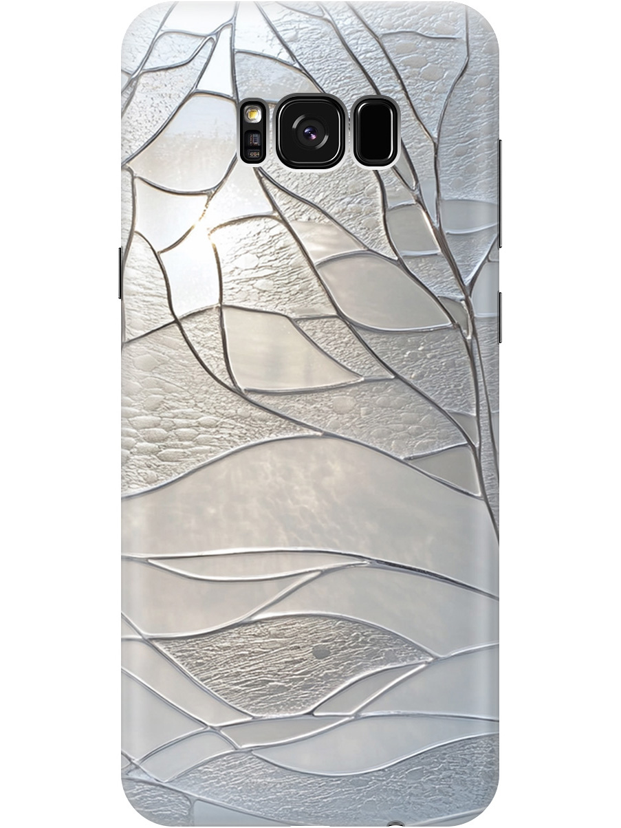 

Силиконовый чехол на Samsung Galaxy S8+ с принтом "Зимние деревья", Прозрачный;серый, 713984441