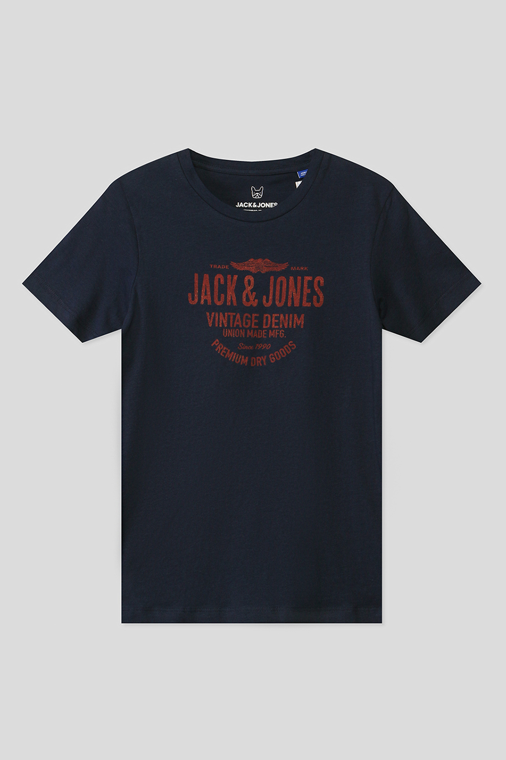 фото Футболка детская jack & jones 12208798 цв.темно-синий р.140