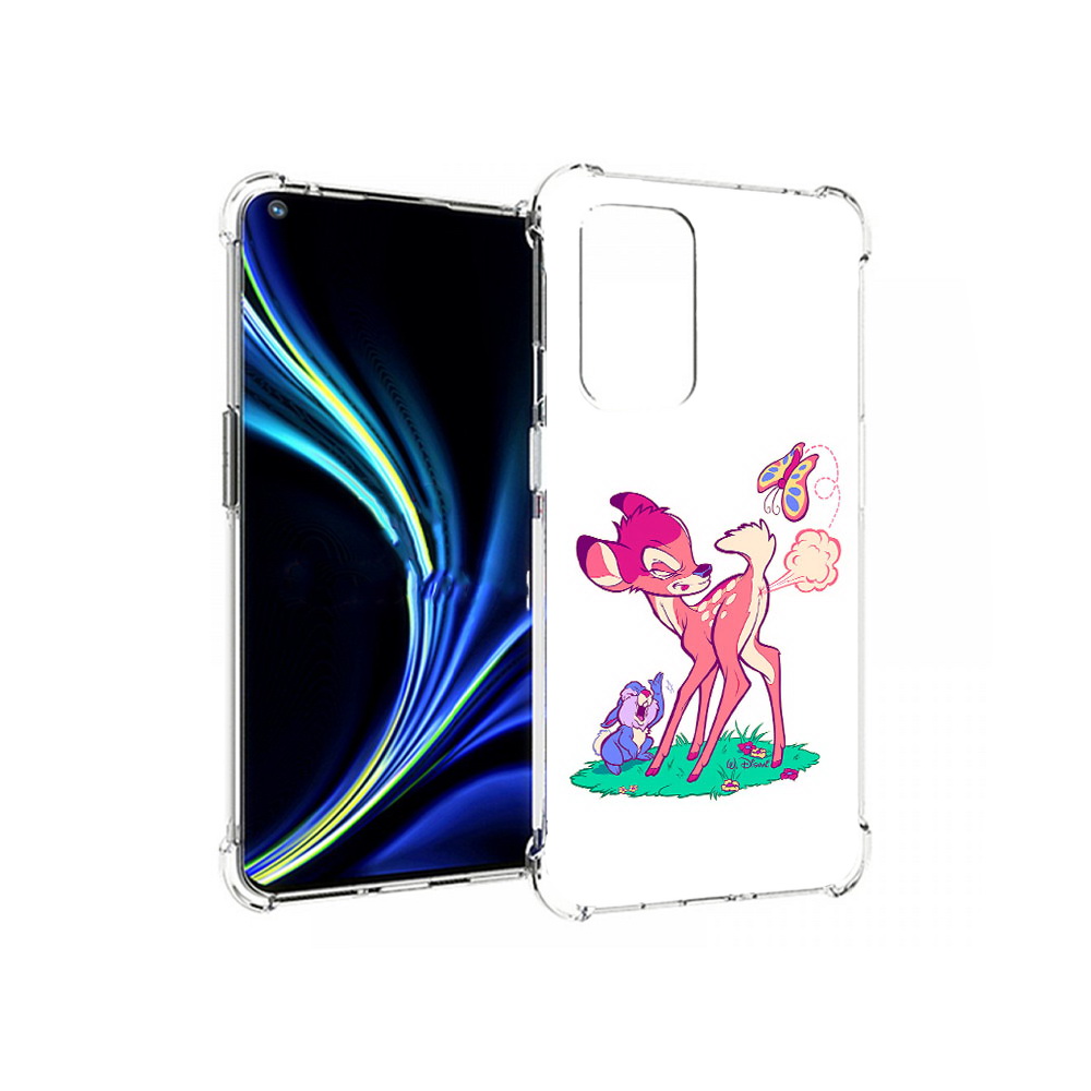 

Чехол MyPads Tocco для OnePlus 9 смешной олененок (PT159409.128.610), Прозрачный, Tocco
