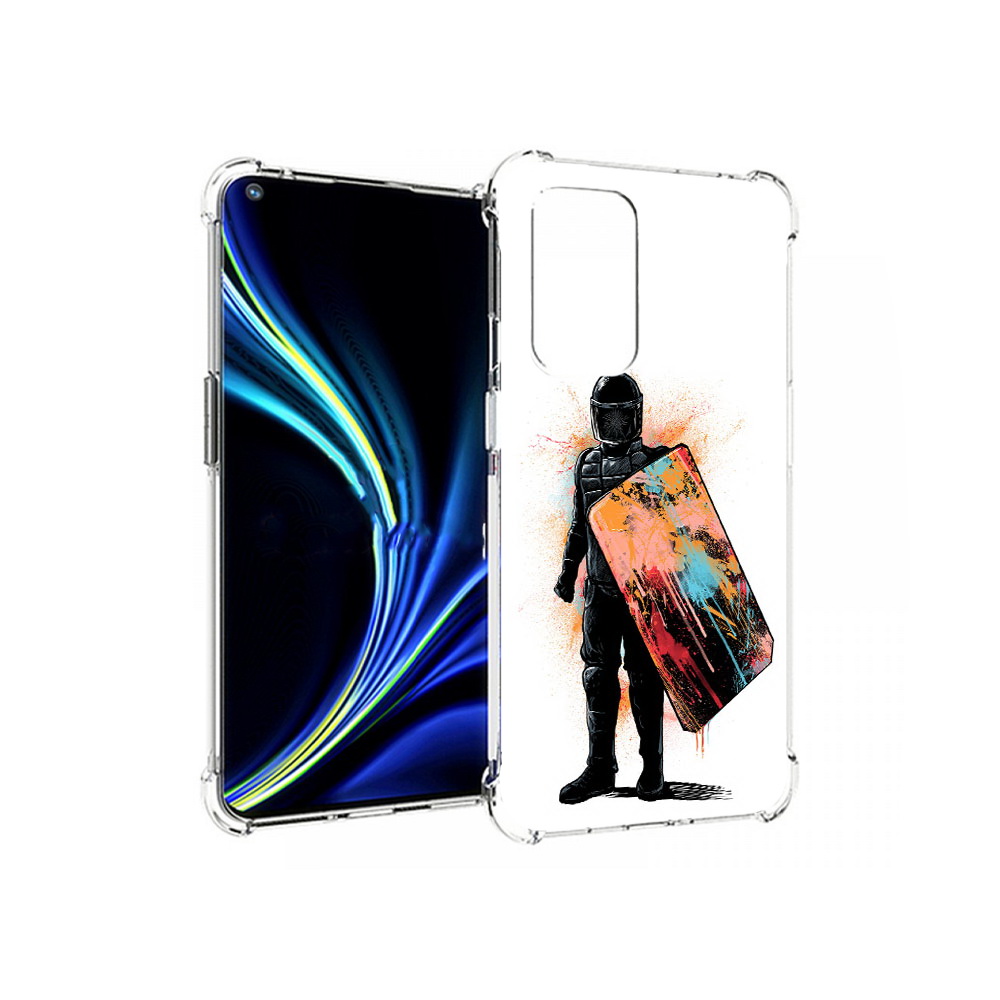 

Чехол MyPads Tocco для OnePlus 9 солдат с красочным щитом (PT159409.128.614), Прозрачный, Tocco
