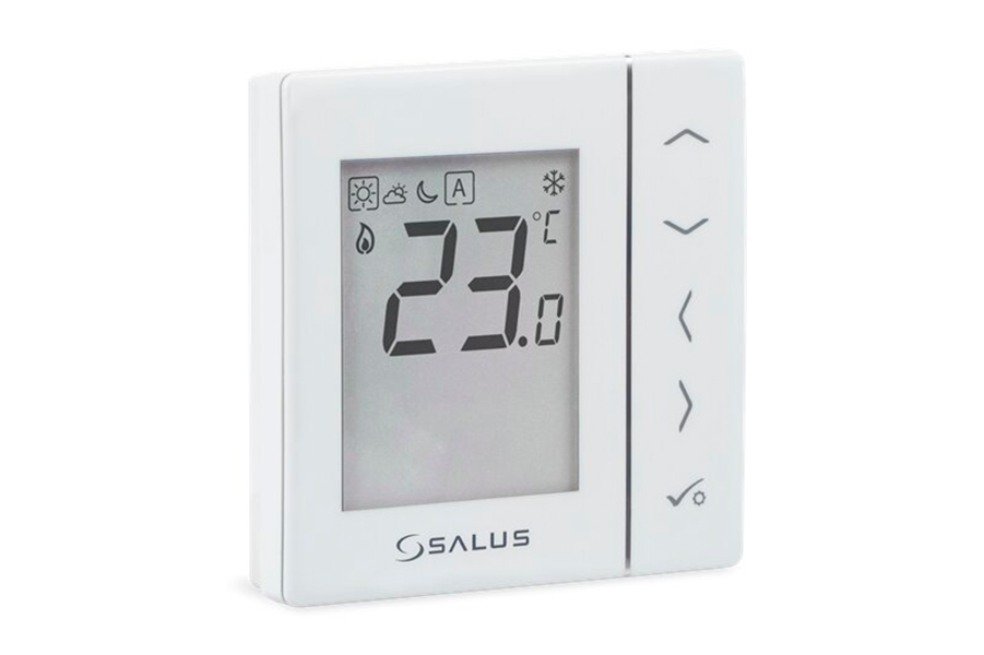 Термостат Salus VS35W цифровой комнатный для скрытой проводки, белый