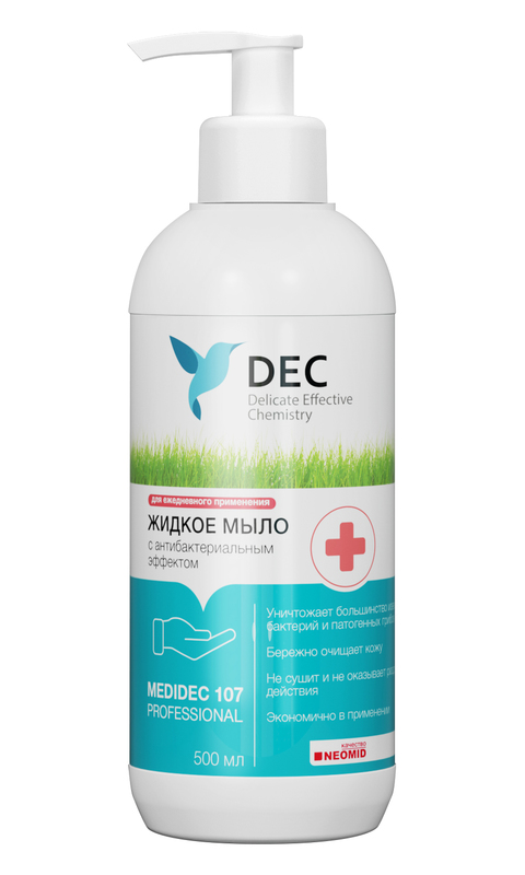 Купить Жидкое мыло с антибактериальным эффектом DEC MEDIDEC 107 HAND SOAP, 500мл