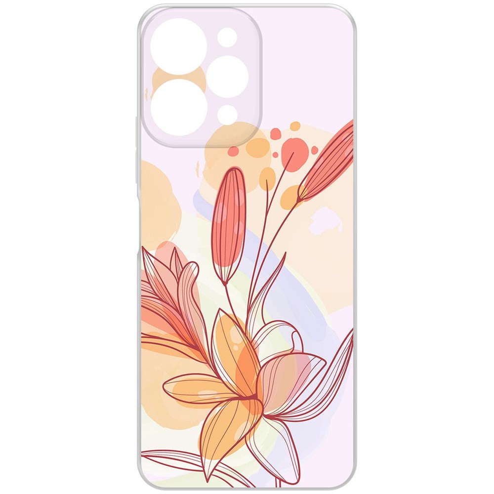 

Чехол-накладка Krutoff Clear Case Фантазия для Xiaomi Redmi 12, Прозрачный