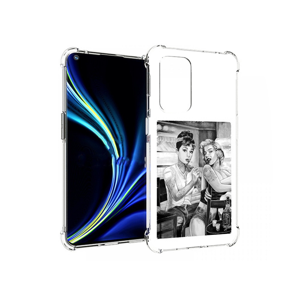 

Чехол MyPads Tocco для OnePlus 9 тату мастер (PT159409.128.637), Прозрачный, Tocco