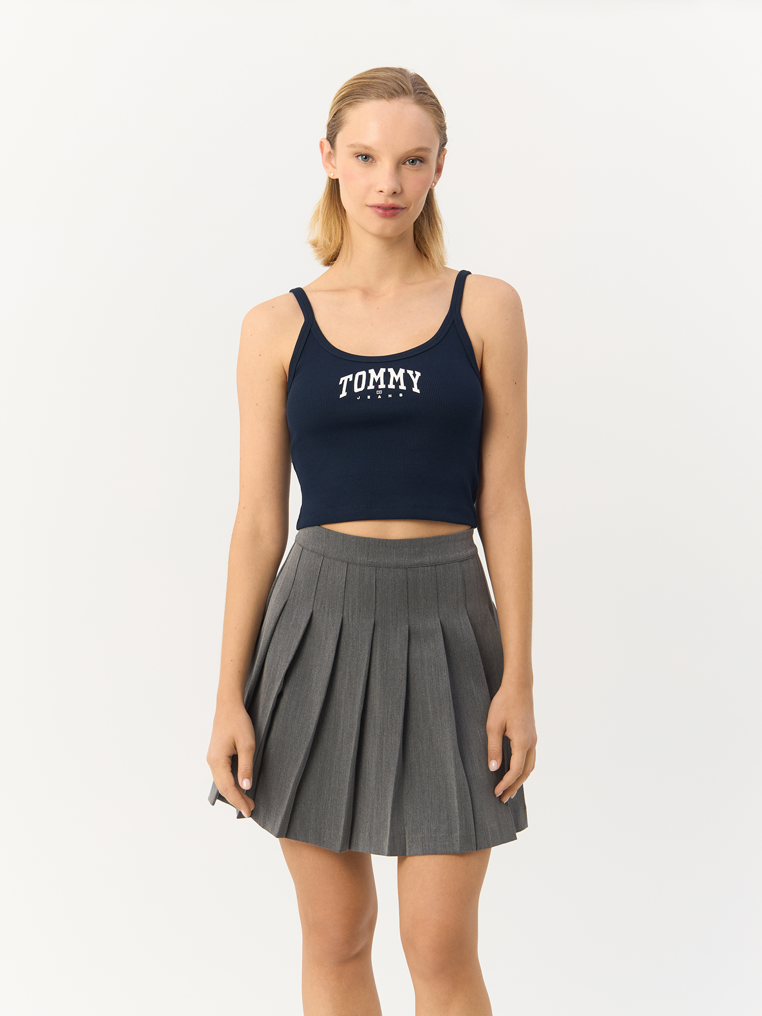 

Топ женский Tommy Jeans DW0DW19289 синий M, DW0DW19289