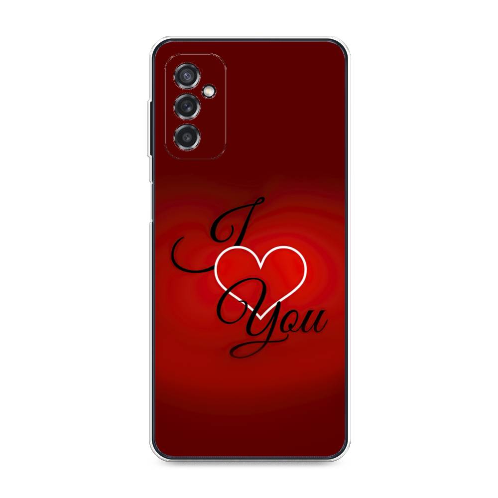 

Чехол Awog на Samsung Galaxy M52 / Самсунг M52 "I love you 3", Разноцветный, 2104350-6