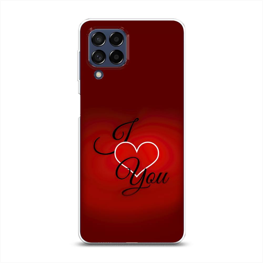 фото Силиконовый чехол "i love you 3" на samsung galaxy m53 awog