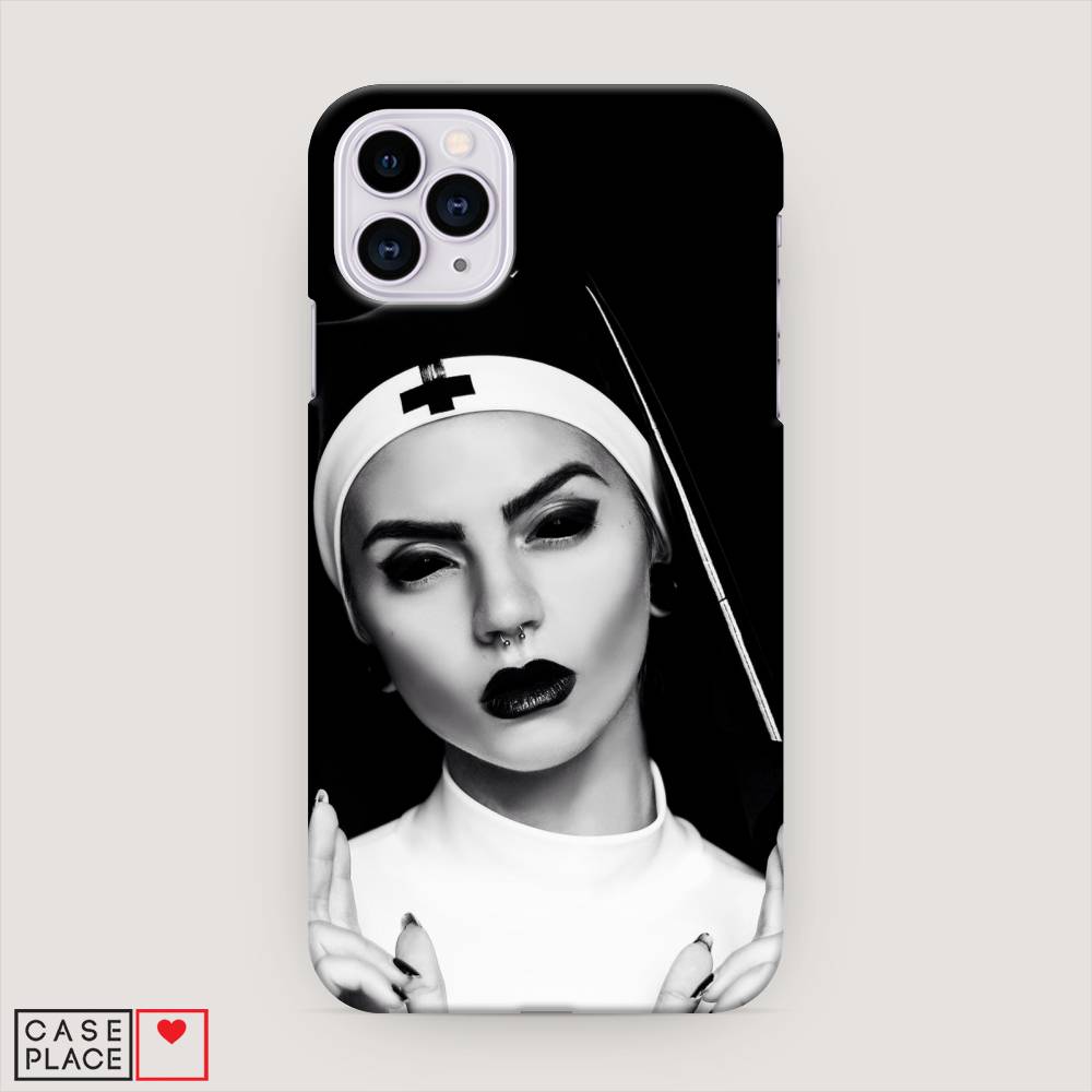 

Пластиковый чехол "Черная монашка" на Apple iPhone 11 Pro, 12320-7