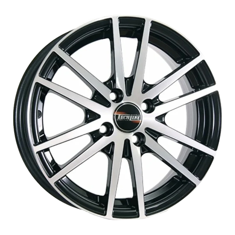 

Колесный диск R15 4x100 6j Et45 D67,1 Tech-Line 535 Bd TECH-LINE T535-615-671-4x100-45BD B, Черный;серебристый