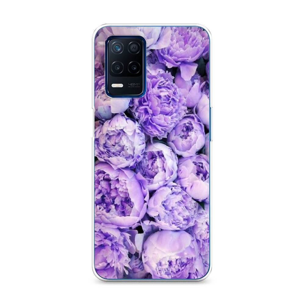 

Чехол Awog на Realme 8 5G/Narzo 30 5G "Пионы сиреневые", Разноцветный, 257150-8