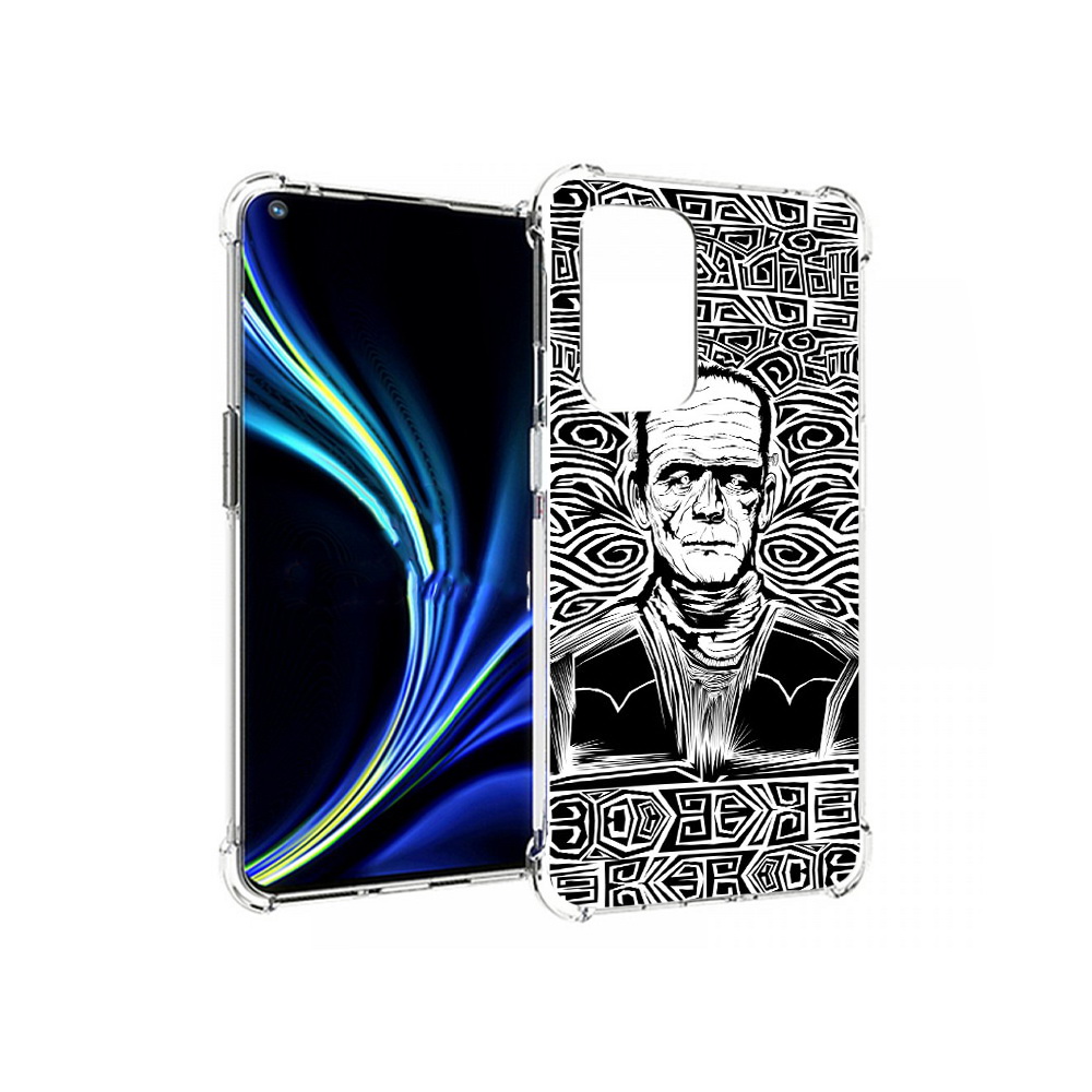 

Чехол MyPads Tocco для OnePlus 9 франкенштейн черно белый (PT159409.128.661), Прозрачный, Tocco