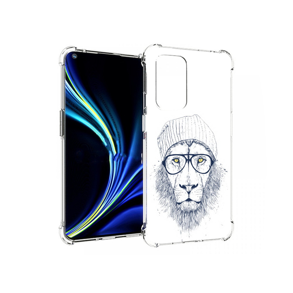 Чехол MyPads Tocco для OnePlus 9 хиппи лев (PT159409.128.663)