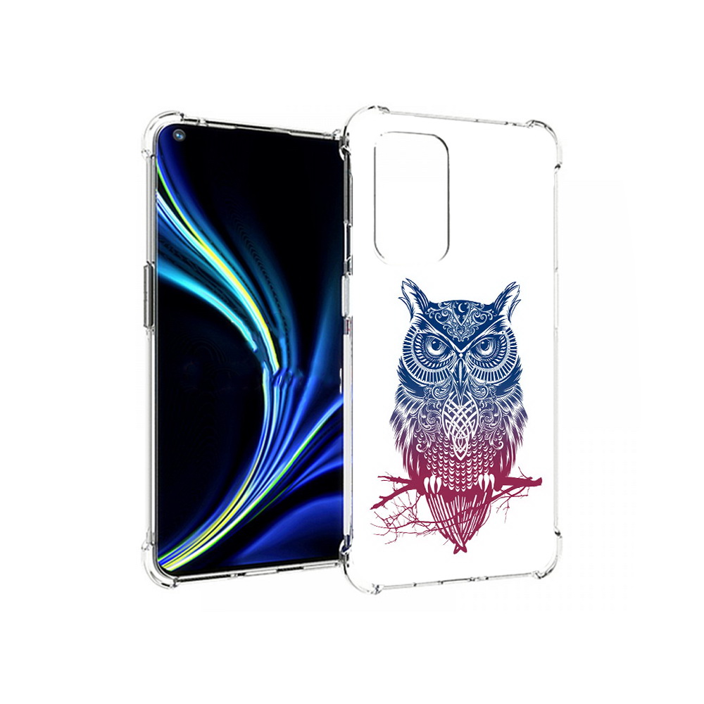 

Чехол MyPads Tocco для OnePlus 9 хиппи сова (PT159409.128.664), Прозрачный, Tocco