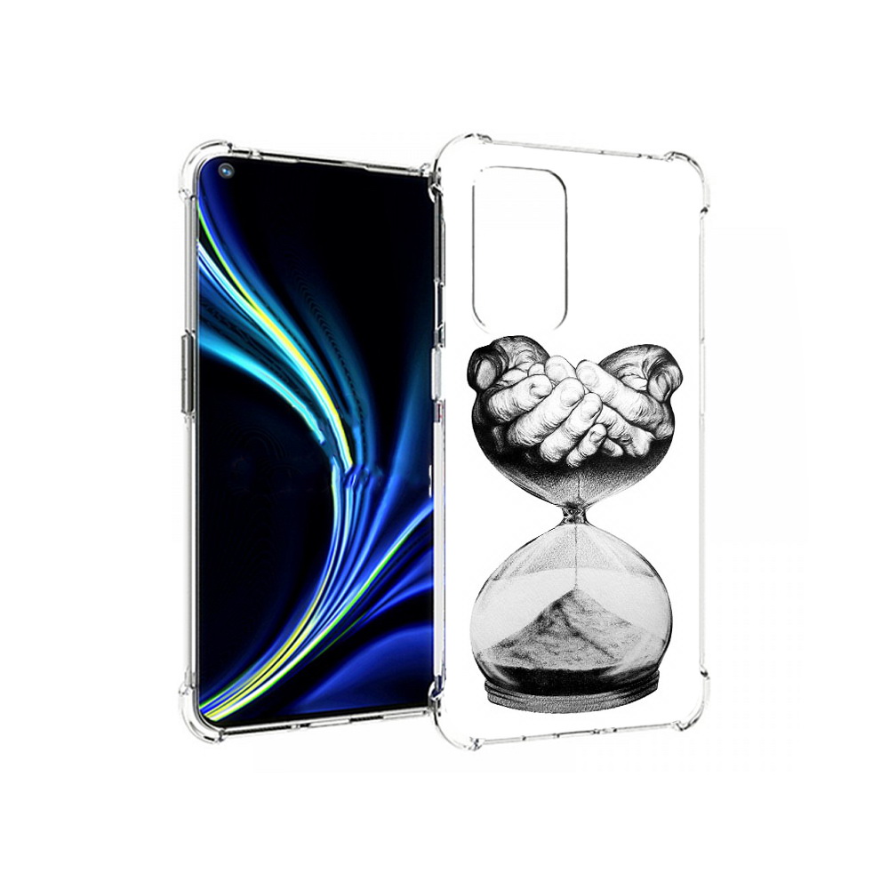 Чехол MyPads Tocco для OnePlus 9 часы жизни черно белый (PT159409.128.669)