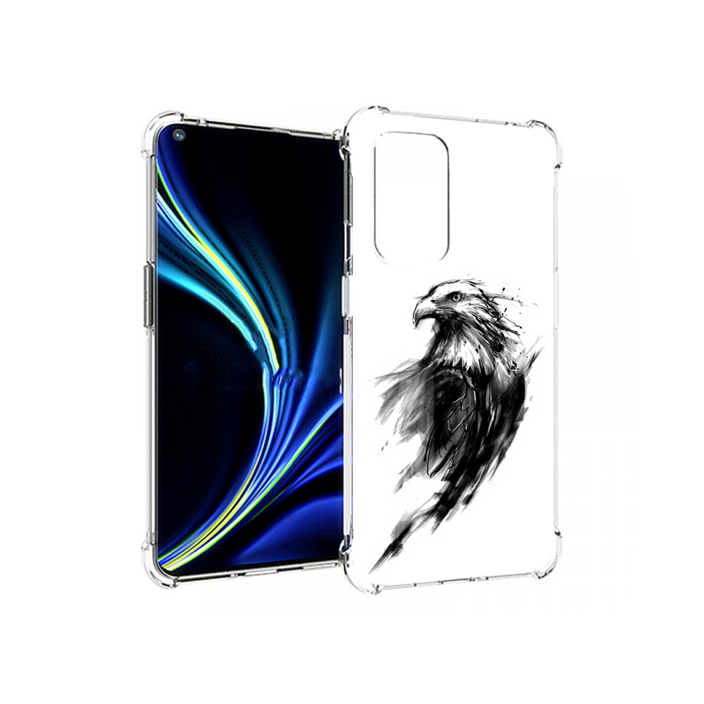 

Чехол MyPads Tocco для OnePlus 9 чб птица (PT159409.128.670), Прозрачный, Tocco