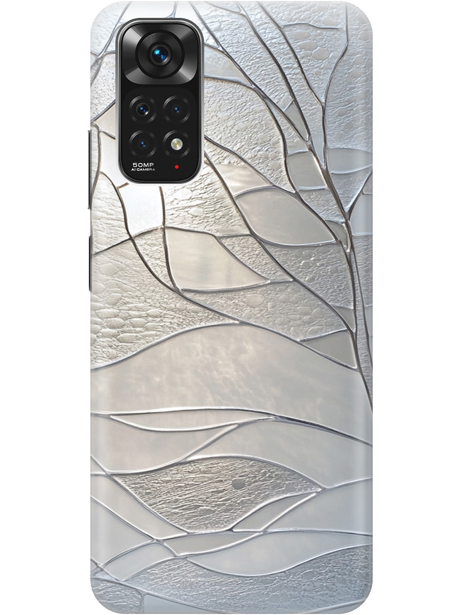 

Силиконовый чехол на Xiaomi Redmi Note 11 / Note 11S с принтом "Зимние деревья", Прозрачный;серый, 735250241