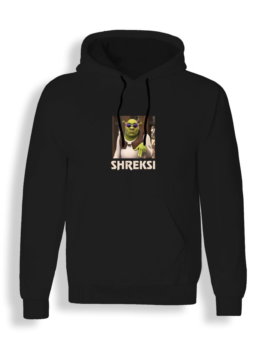 

Худи унисекс СувенирShop Шрек/Shrek/Фиона 1 черное L, "Шрек/Shrek/Фиона" 1
