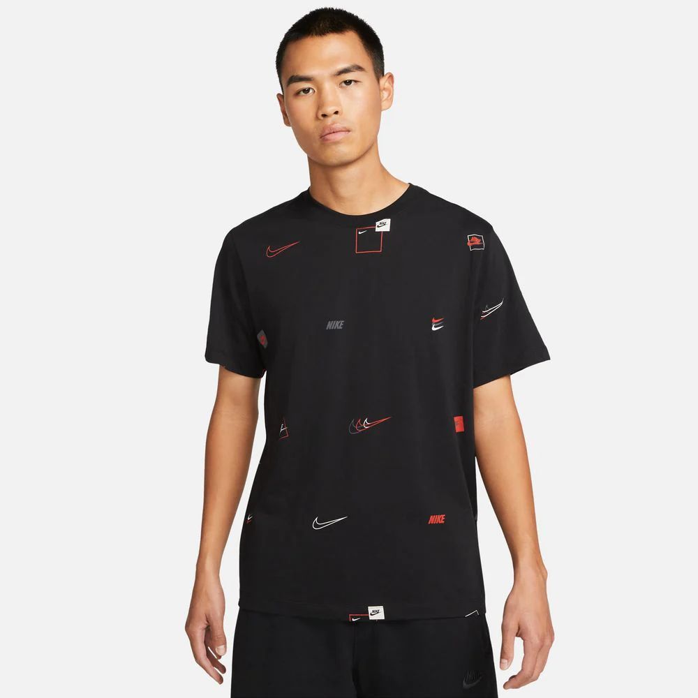 

Футболка мужская Nike Sportswear 12 Month Logo Tee DN5246-010 черная S, Черный, Sportswear 12 Month Logo Tee