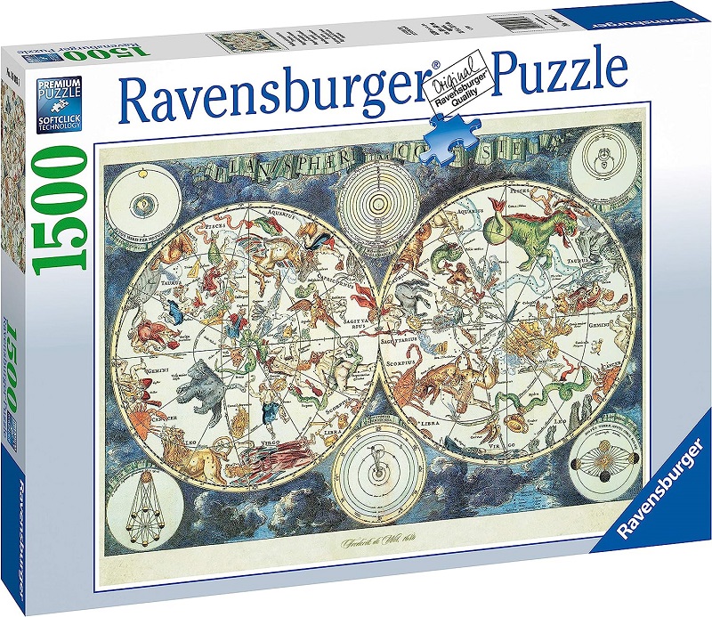 

Пазл Ravensburger 1500 Карта мира, арт.16003
