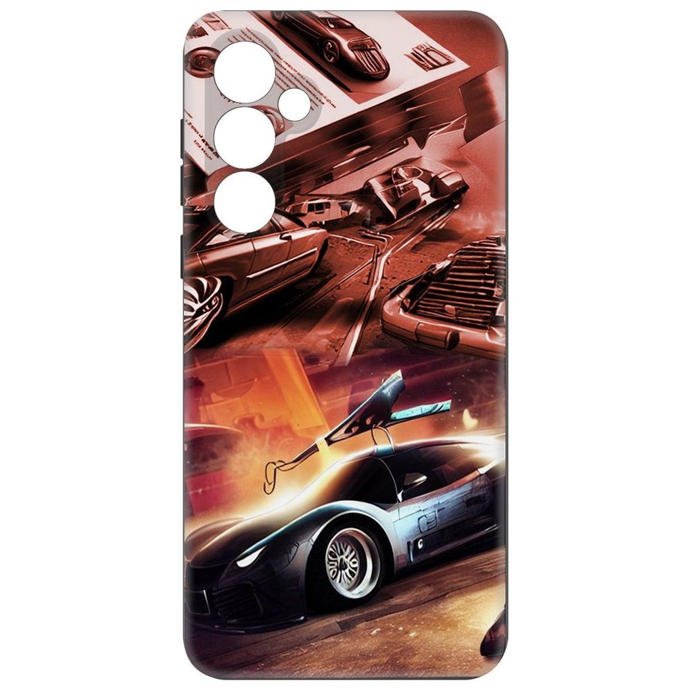 Чехол-накладка Krutoff Soft Case Автодинамика для Samsung Galaxy S23 FE 600015235113 черный