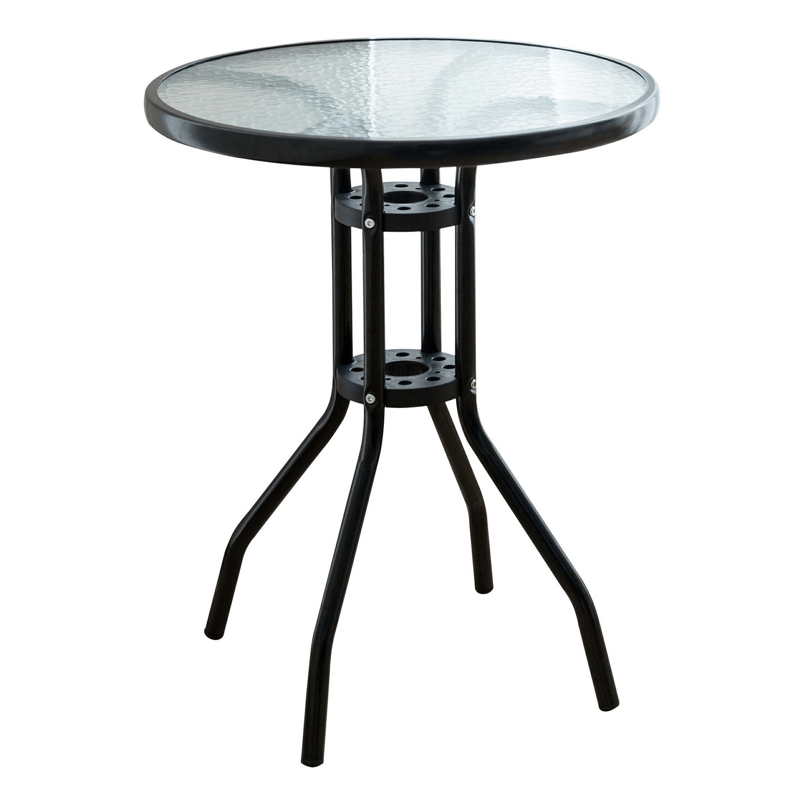 

Стол садовый круглый складной со стеклом 60 х 60 х 70 см, Коричневый