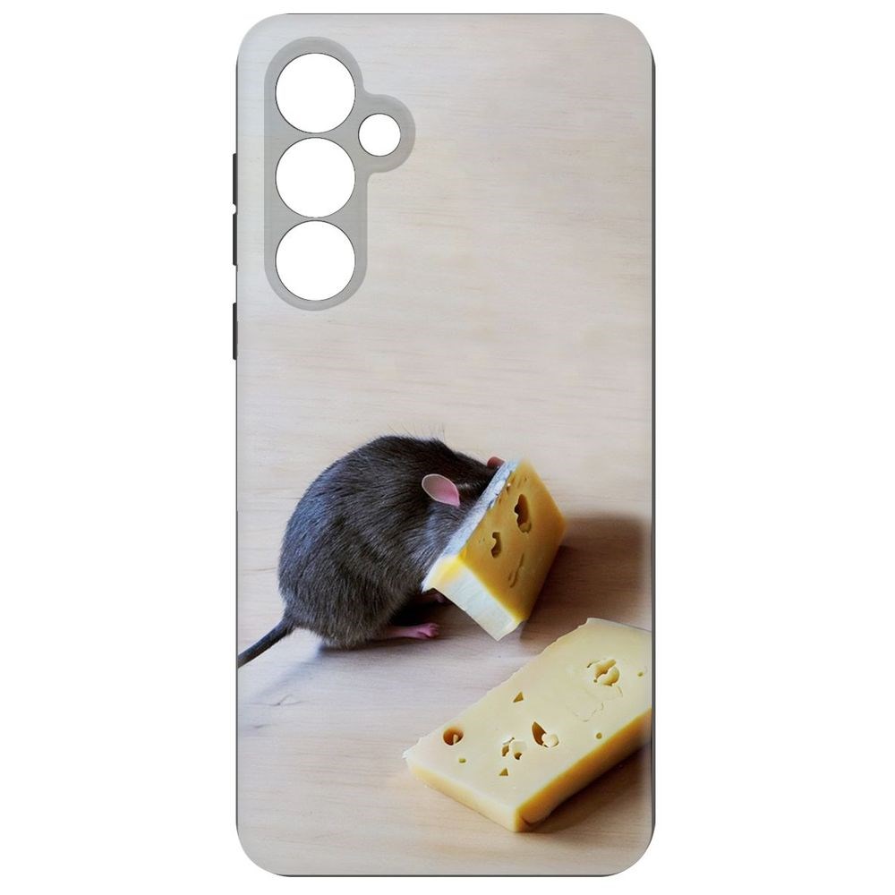 

Чехол-накладка Krutoff Soft Case Мышь и сыр для Samsung Galaxy S23 FE черный