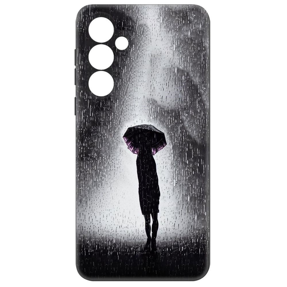 Чехол-накладка Krutoff Soft Case Ночная крипота для Samsung Galaxy S23 FE черный