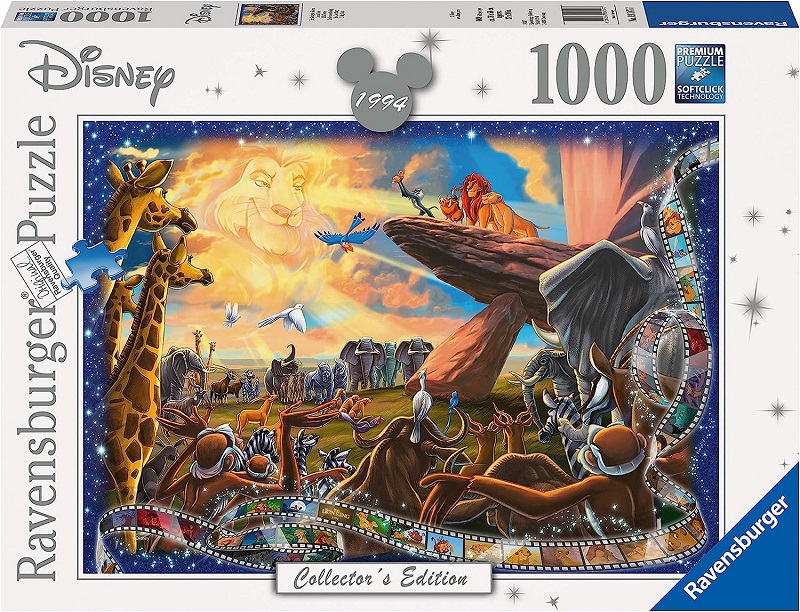 

Пазл Ravensburger 1000 Disney. Коллекционное издание. Король Лев, арт.19747