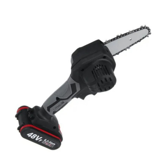 фото Электропила electric chain saw 48vf; пила электрическая аккумуляторная по дереву; кусторез nobrand