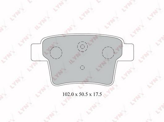 

Колодки торм.задн.FORD MONDEO III 04-07, JAGUAR X-TYPE 01-05