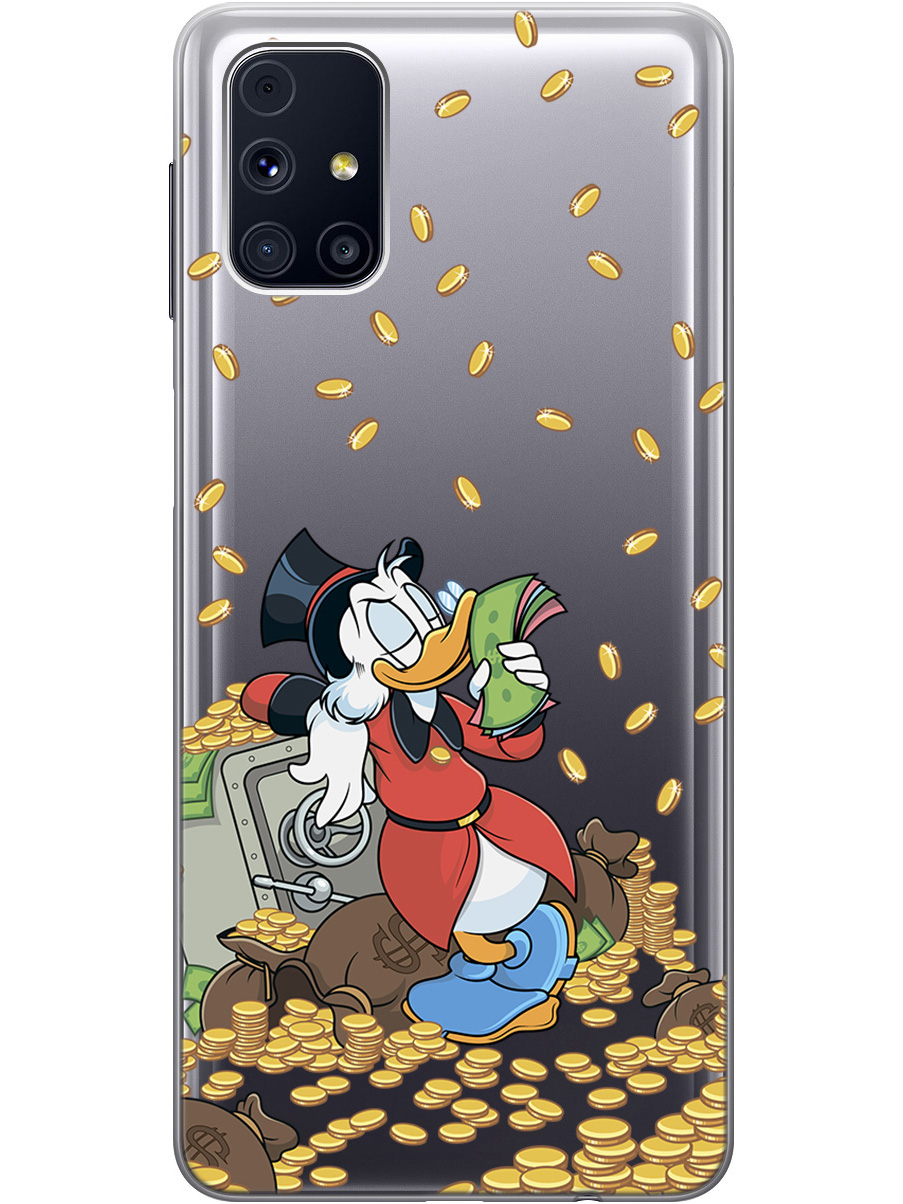 

Силиконовый чехол на Samsung Galaxy M31S с принтом "Скрудж и сейф" прозрачный, Белый;красный;прозрачный, 723348271