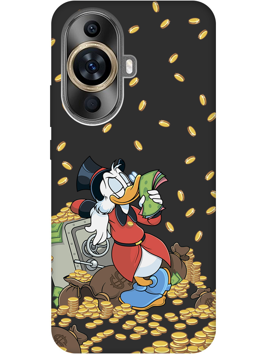 

Силиконовый чехол на Huawei nova 11 с принтом "Скрудж и сейф" матовый черный, Черный;белый;красный, 769391171