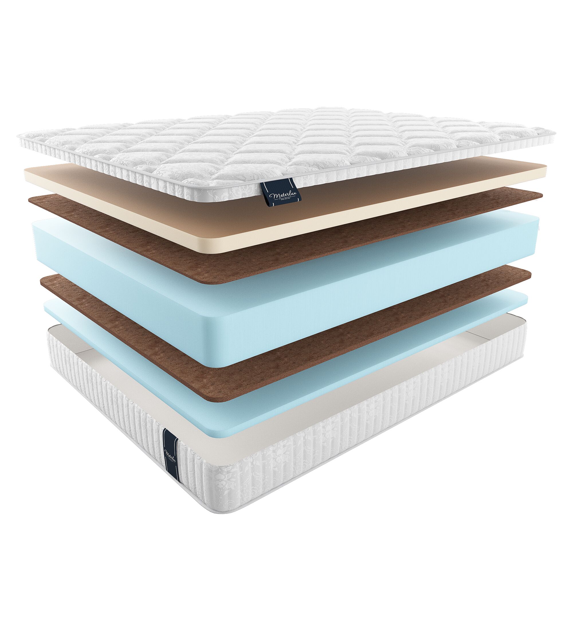 

Матрас Materlux Voyage Diversa 135х200, Бежевый;белый;серый;серебристый, Diversa