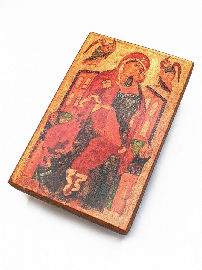 

Большая Икона Толгской Богоматери, под старину, 10х15 см