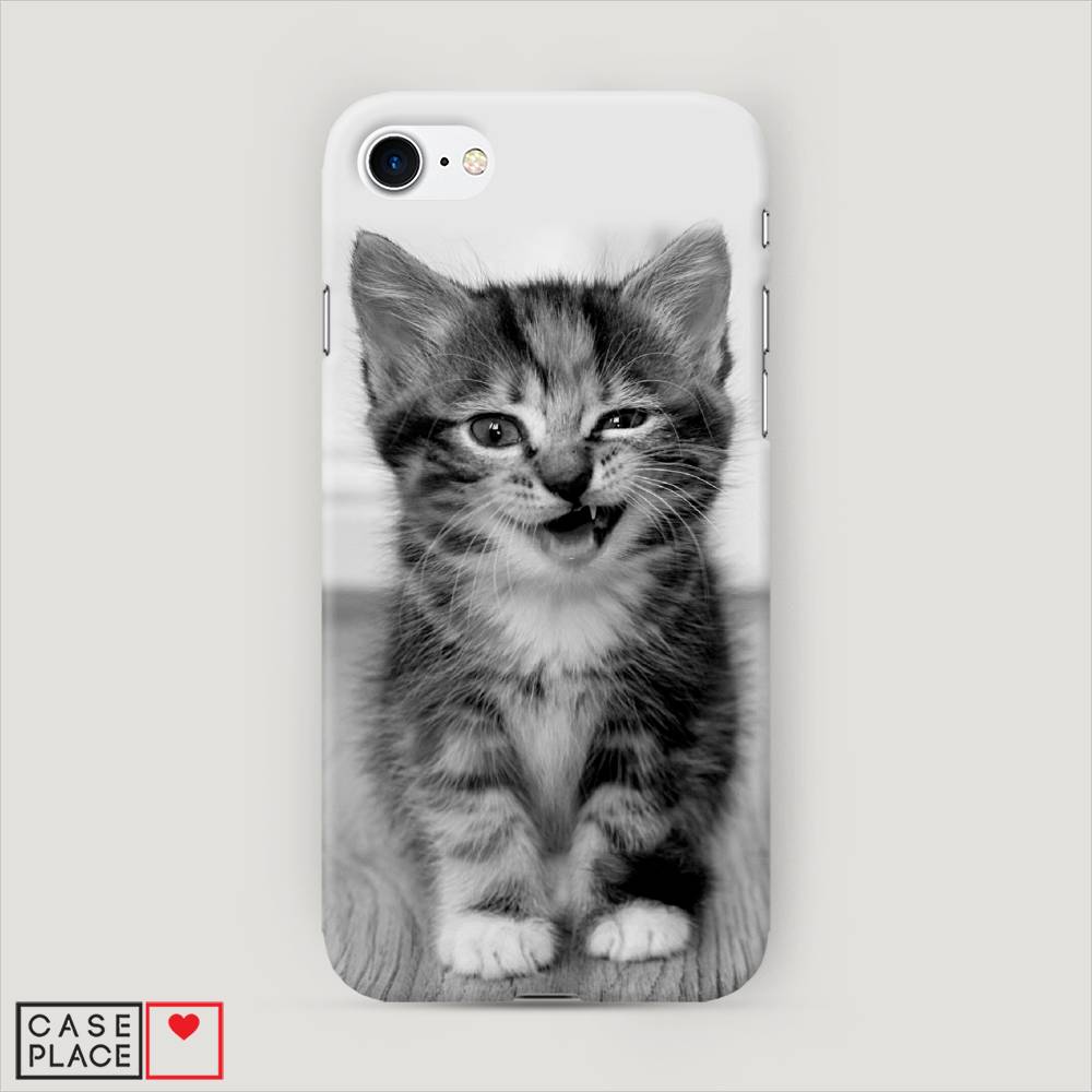 

Пластиковый чехол "Подмигивающий котенок" на Apple iPhone SE 2022, 14820-1