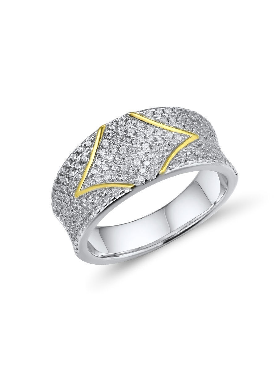 

Кольцо из серебра р. 17,5 VALTERA 114917, фианит, 114917