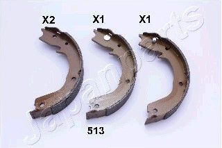 

Тормозные колодки Japanparts задние барабанные gf513af