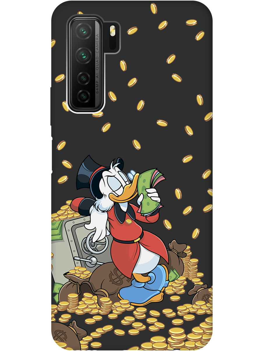 

Силиконовый чехол на Honor 30S / Huawei Nova 7 SE с принтом "Скрудж и сейф" матовый черный, Черный;белый;красный, 722946171