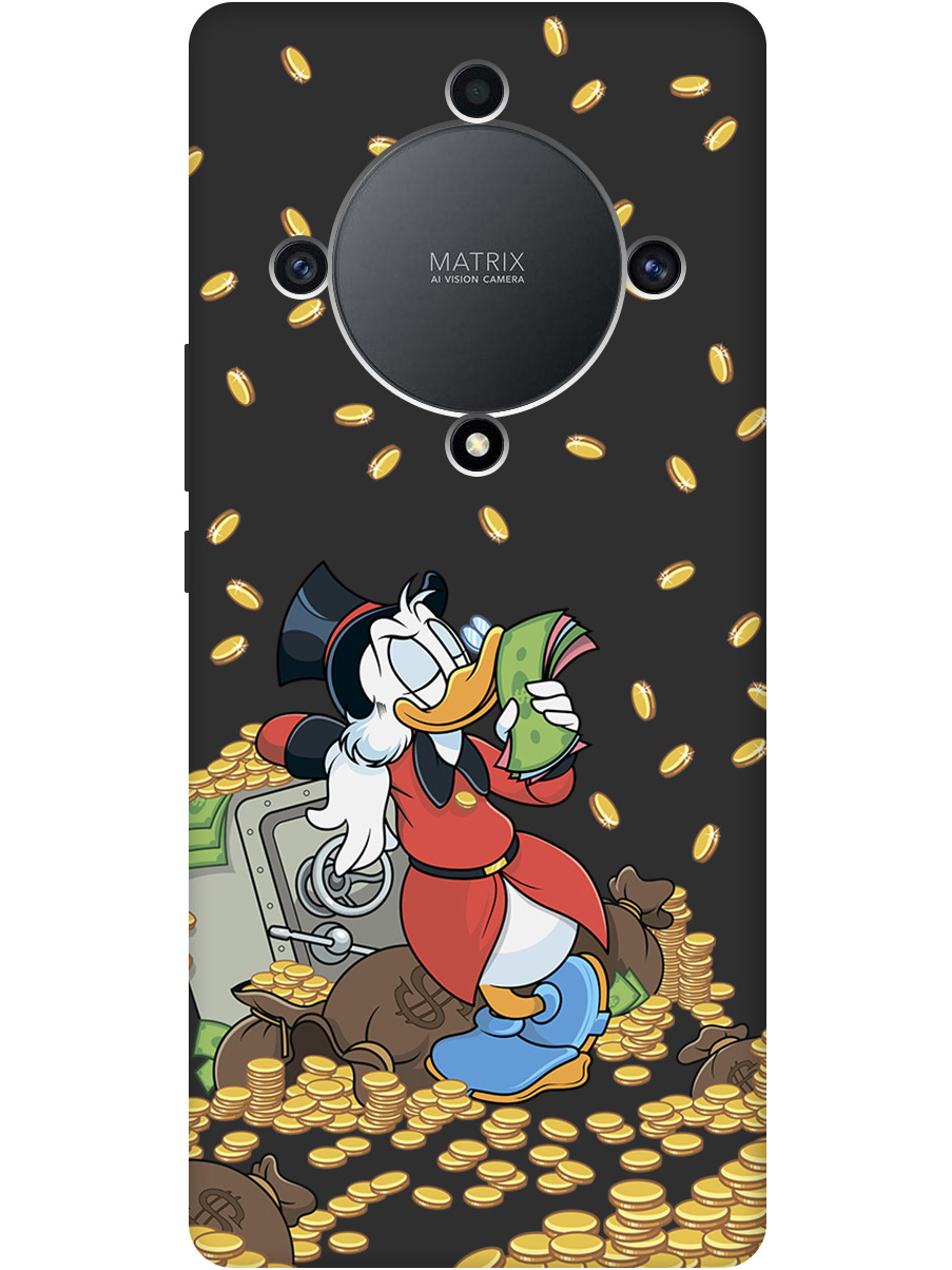 

Силиконовый чехол на Honor X9a / Magic5 Lite с принтом "Скрудж и сейф" матовый черный, Черный;белый;красный, 769394771